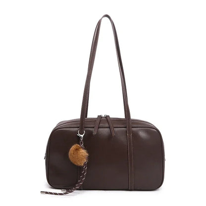 Sacs à bandoulière en cuir véritable de vache pour femmes, sacs à main de luxe de styliste de mode pour dames, sac à main rétro en cuir de vache Boston pour les déplacements