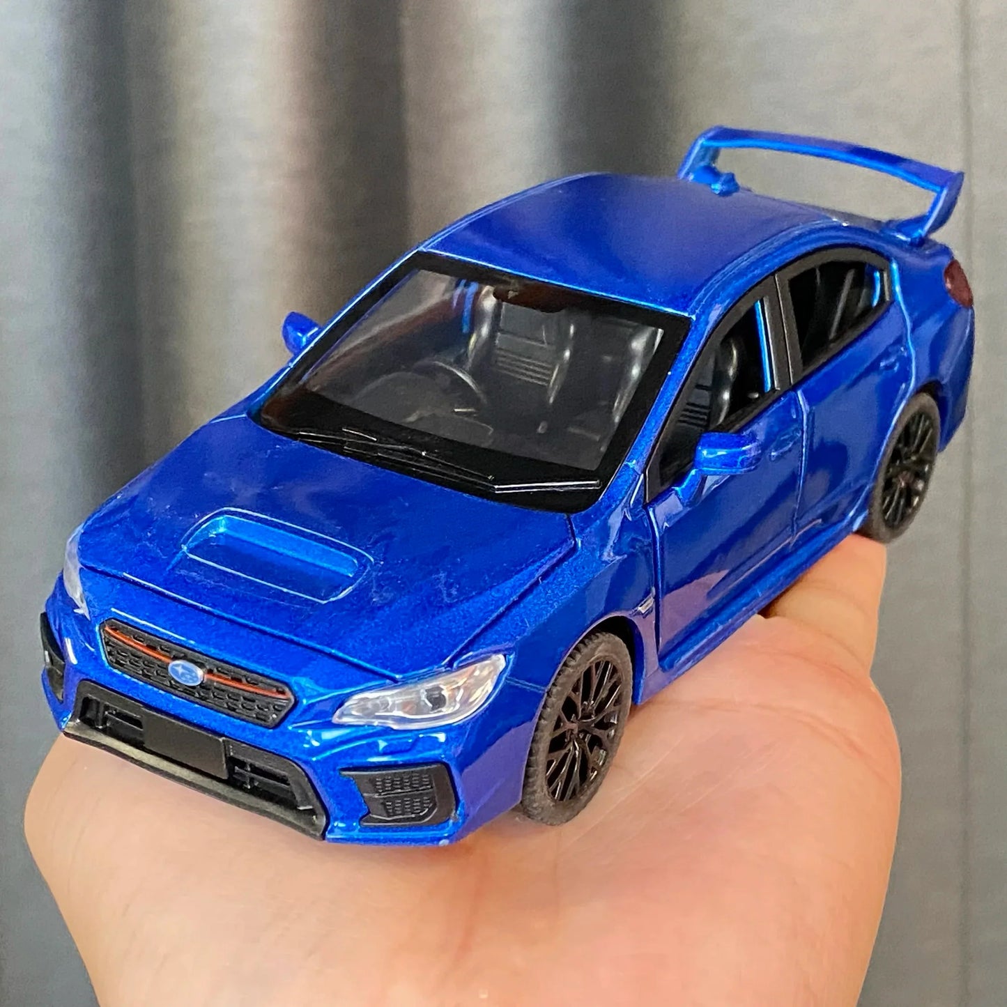 1:30 Subaru Impreza WRX STI 2020 supercar alliage moulé sous pression modèle accessoires de voiture ornements intérieurs de voiture saint valentin pour ami