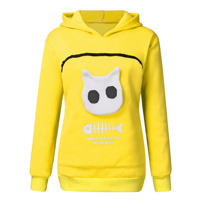 Hot Carry Pet Pocket Sweatshirt Winter Animal Pouch Hood Tops Kat Hond Keep Warm Ademend Hooded Kat Carriers Zakken Kat levert