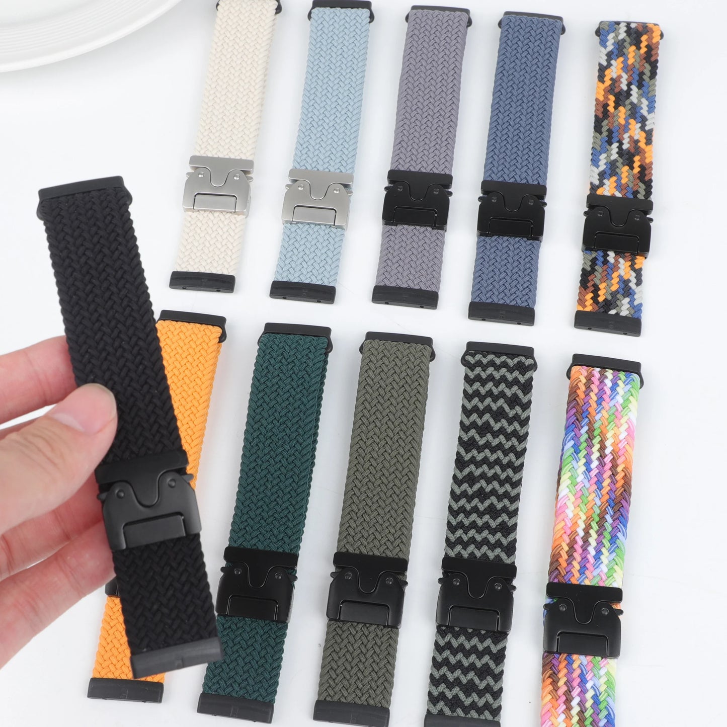 Parachute Braided Strap for Fitbit Versa 4 3 Sense 2 band Accessories replacment nylon correa Bracelet for Fitbit Versa 4 Strap