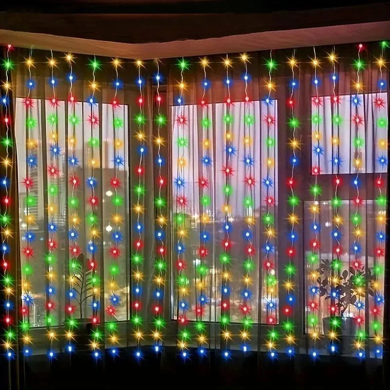3/4/6m rideau LED chaîne lumières guirlande USB feston télécommande fée guirlande lumières décoration de noël pour chambre maison