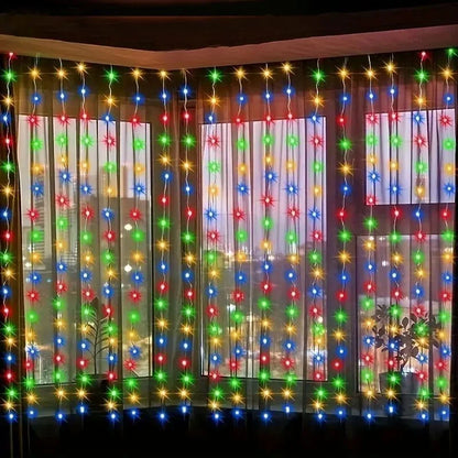 3/4/6m rideau LED chaîne lumières guirlande USB feston télécommande fée guirlande lumières décoration de noël pour chambre maison