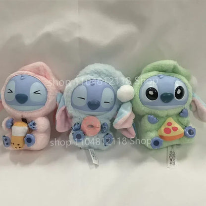 15CM New Stitch Eat Something Before Sleep Series Blind Box Plush Dolls Pendant Cute Doll Ornament Mystery Box Surprise Toy Gift