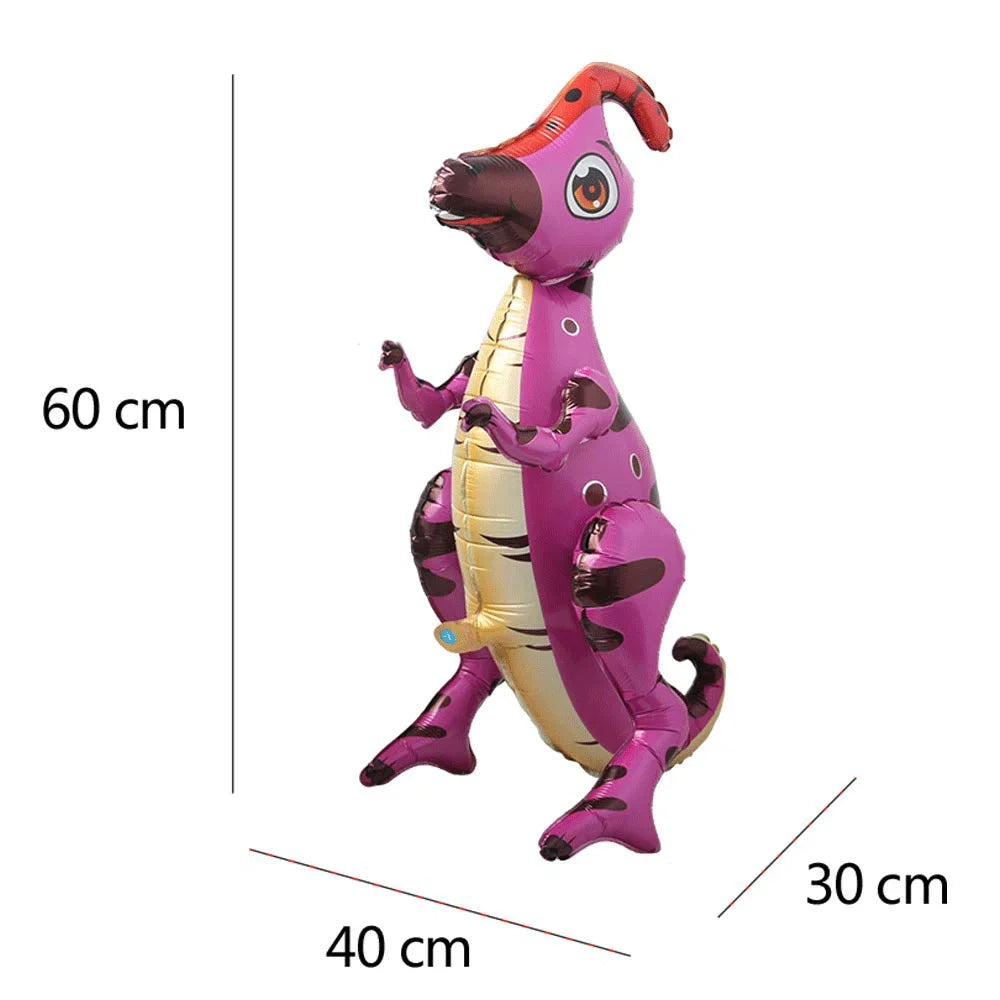 3D Self standing Dinosaur Tyrannosaurus Animal Balloons for Birthday Party Baby Shower Decoration Kit Inflatable Party Supplies
