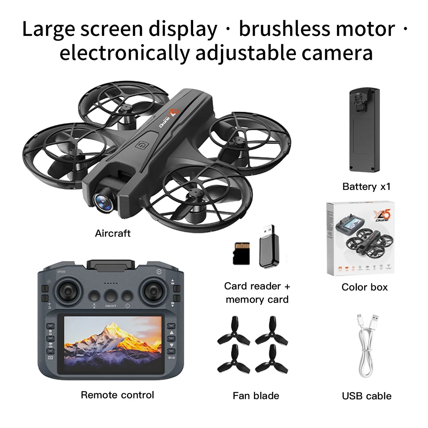 Drones avec caméra professionnelle con cámara professionnelles de 10km flux optique vol stationnaire double caméra commutateur 360 ° professionnel Estensioniд;)
