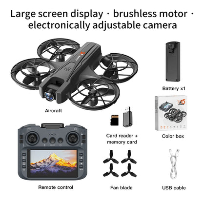 Drones avec caméra professionnelle con cámara professionnelles de 10km flux optique vol stationnaire double caméra commutateur 360 ° professionnel Estensioniд;)