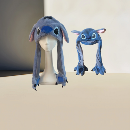 Stitch Anime Hat Stitch Moving Ears Shake Plush Hat Kawaii stitch  Ears Toys Hats for Girls Birthday Christmas Gifts