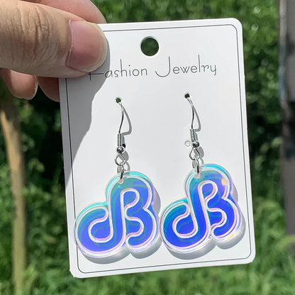 Boucles d'oreilles en acrylique faites à la main pour femmes et filles, chapeau de cow-girl occidental, bijoux de campagne à paillettes, cadeaux sympas