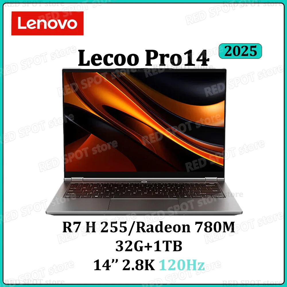 Lenovo Lecoo Pro14 2025 Laptop  R7 H255 32GB+1TB 14'' 2.8K 120Hz