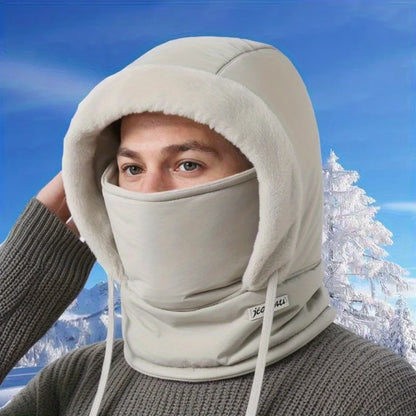 Chapeau chaud d'hiver pour hommes et femmes, Protection des oreilles de cyclisme d'automne et d'hiver avec velours épais pour la Protection contre le froid