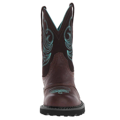 Embroidered Cowboy Boots For Men Women Pu Leather Boots Lightweight Comfortable Western Boots Zapatos De Hombre Size 35-42