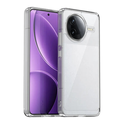 Soft border + hard Acrylic back Coque Fundas coverage Case For Xiaomi ( Redmi K80 / Poco F7 Pro ) Clear covers ????? Phone Cases