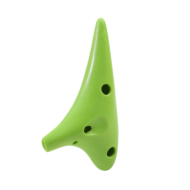 Ocarina Alto C Tuning en résine plastique pour adultes et enfants, flûte multicolore, 12 trous, nouveau