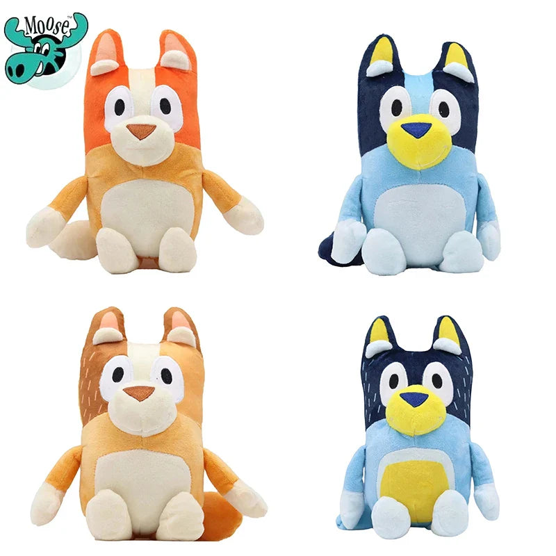 2024 New Dog Plush Toy Bluey Blue Dog Home Fill Animal Dolls Children Birthday Gift Wholesale Cartoon Decoration Doll Toys Gifts