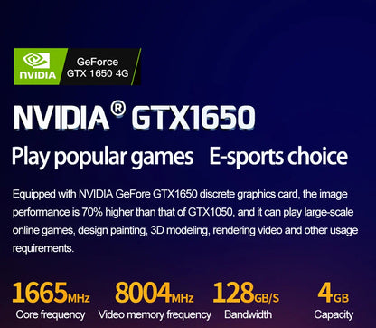 New16.1 Inch 10th Gaming Laptop Intel Core I9-10880H I I7-10880H Nvidia GTX 1650 4G Windows 10/11 Gaming Laptop Metal Ultrabook