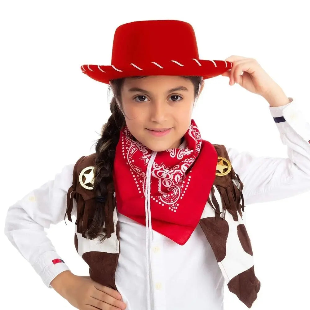 Cowboy accessory cowboy hat performance cosplay costume felt princess hat adjustable dress-up bachelorette party hat women
