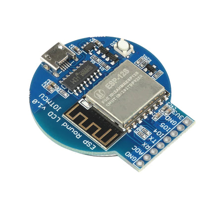 Carte de développement ESP8266 NodeMCU 6 000, 1.28 pouces, GC9A01, écran LCD rond TFT, micro USB EPS