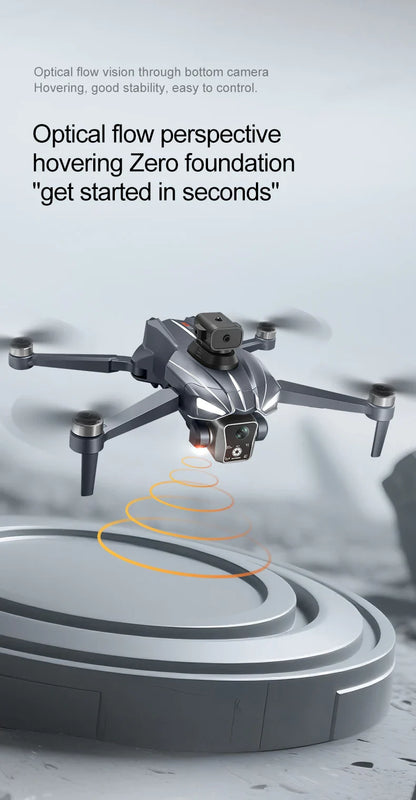 K18 Max RC Drone 8K double caméra sans brosse GPS 5G évitement d'obstacles pliable télécommande UAV grand écran quadrirotor VS K19