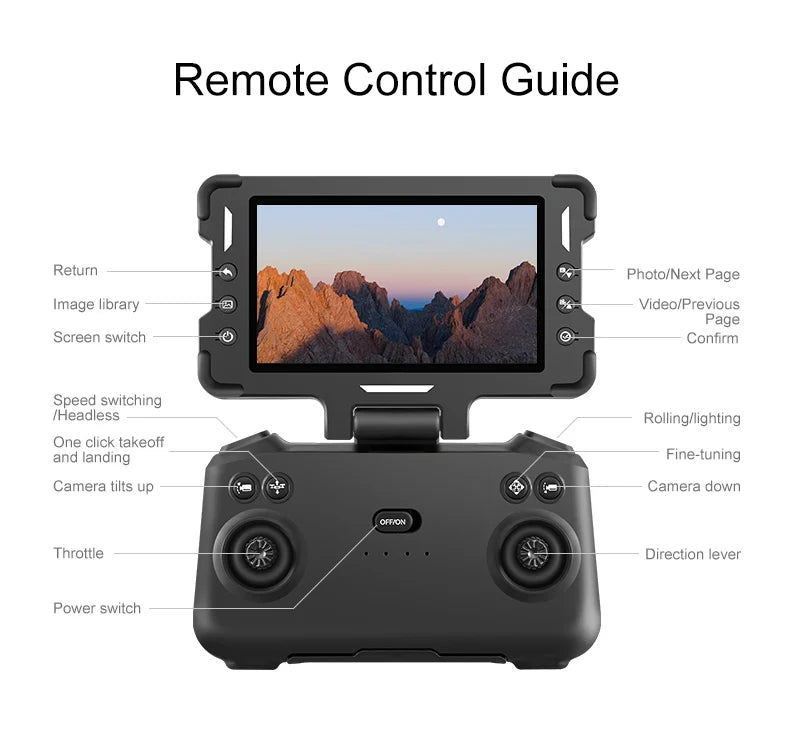 Drones 4k professionnel 10km flux optique sans brosse pliant double miroir photographie aérienne professionnelle avec drone à cardan servo