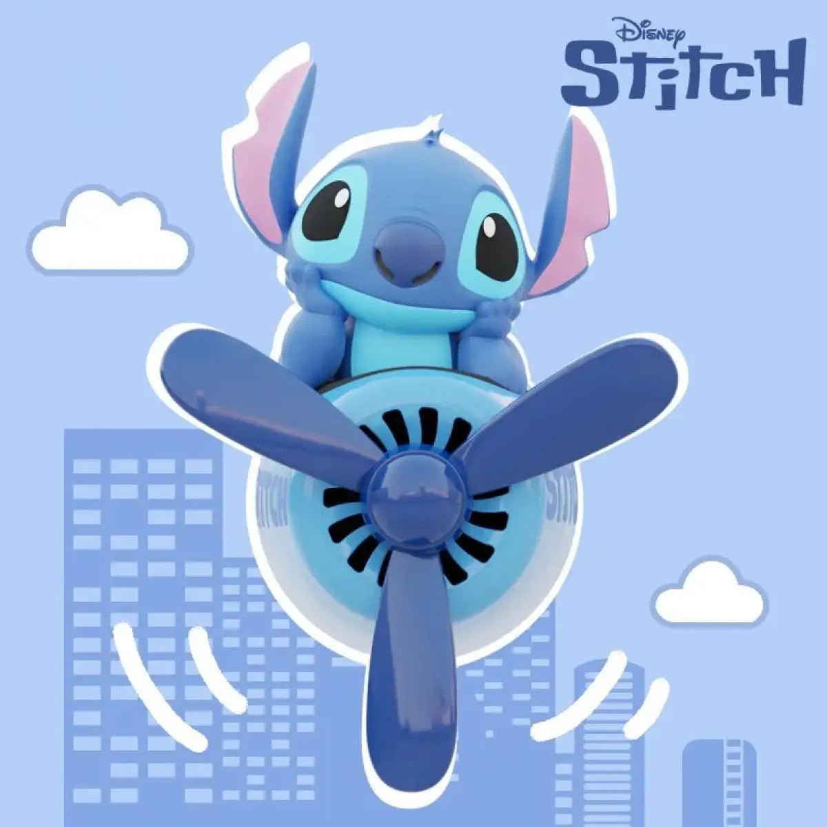 Stitch Air Freshener Car Perfum Kawaii Propeller Outlet Vent Fresheners Perfume Suitable for Car Interior Decoration