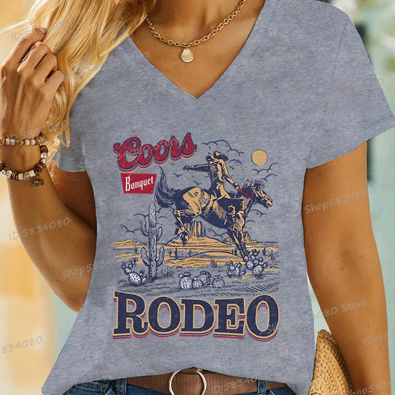 90s Rodeo Cowboy T-Shirt, cool classique Rodeo Top, Cowgirl Gift, mode graphique Rodeo Western Wear, Cowboy Tee