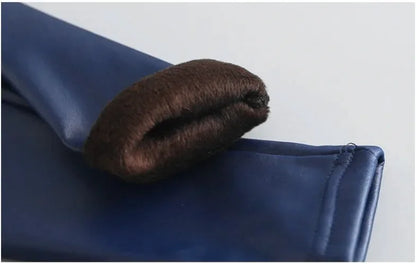 Leggings en cuir PU pour enfants, pantalons crayon décontractés, monochromes, chauds, FJGirl, mignons, tout-petits, enfants, filles, automne, hiver