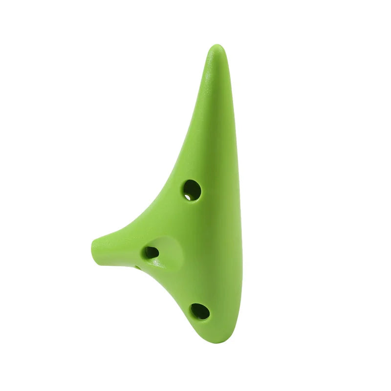 Ocarina Alto C Tuning en résine plastique pour adultes et enfants, flûte multicolore, 12 trous, nouveau