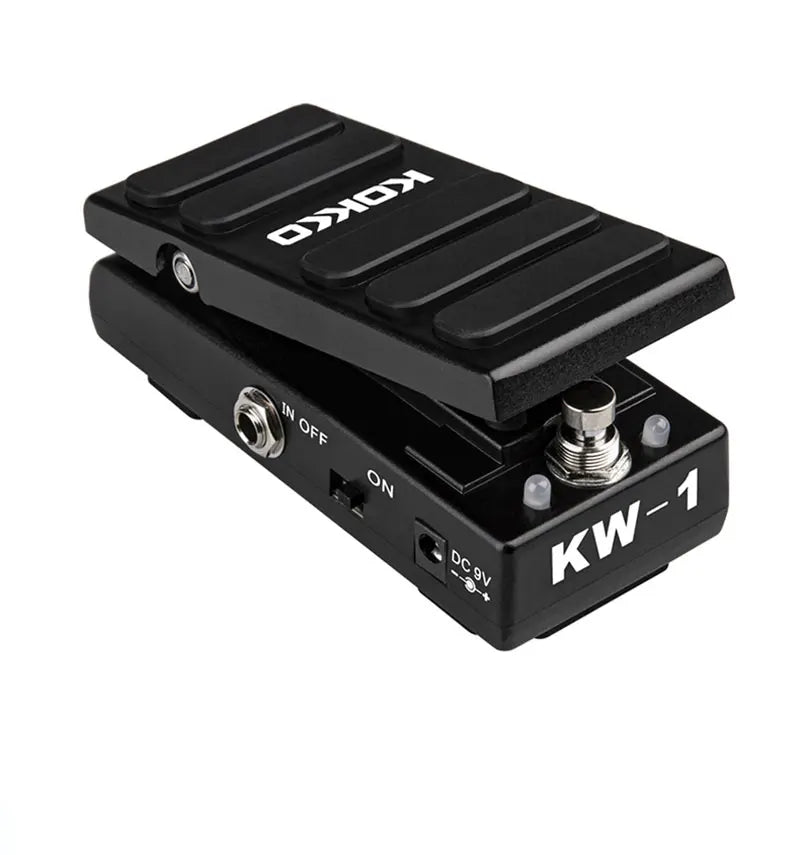 KOKKO Pédale d'effet guitare électrique Wah Volume 2 en 1 Contrôles au pied 2 modes Pédale multi-effets combo Pièces de guitare