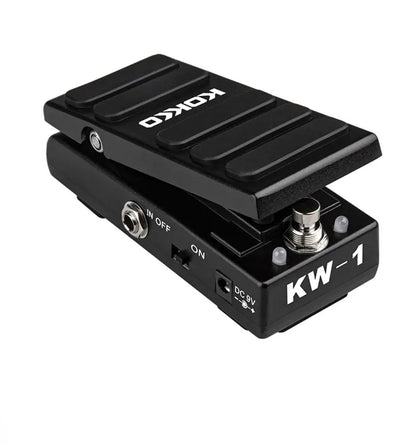 KOKKO Pédale d'effet guitare électrique Wah Volume 2 en 1 Contrôles au pied 2 modes Pédale multi-effets combo Pièces de guitare