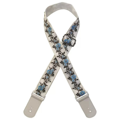 Sangle de guitare pour guitare électrique et acoustique, bandoulière réglable et résistante en dentelle, accessoires de guitare, sangle de guitariste
