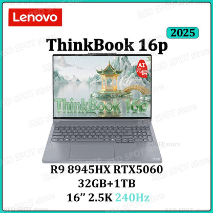 [Big sale]Lenovo Thinkbook16p 2025 R9 8945HX RTX5060 16GB/32GB+1TB 16‘’ 2.5K IPS display 165Hz