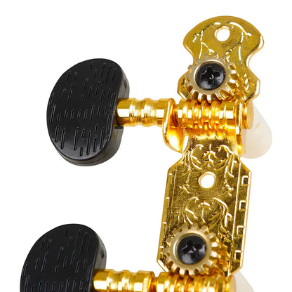 M MBAT 2 pièces chevilles de réglage de cordes de guitare classique têtes de Machine ouvertes en métal doré accordeurs guitare accessoires d'instruments de musique