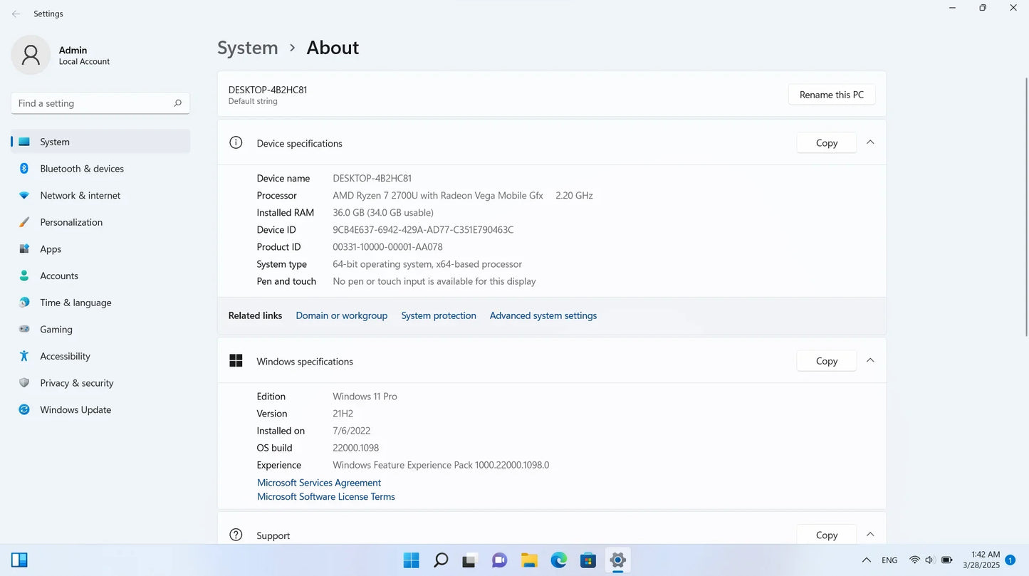 15.6 Inch Amd Ryzen Gaming Laptops Notebook Computer Fingerprint Portable Computers Gamer AMD Ryzen 7 2700U RX Vega10