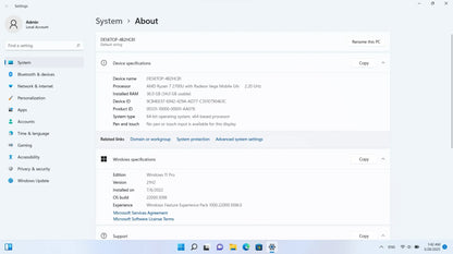 15.6 Inch Amd Ryzen Gaming Laptops Notebook Computer Fingerprint Portable Computers Gamer AMD Ryzen 7 2700U RX Vega10