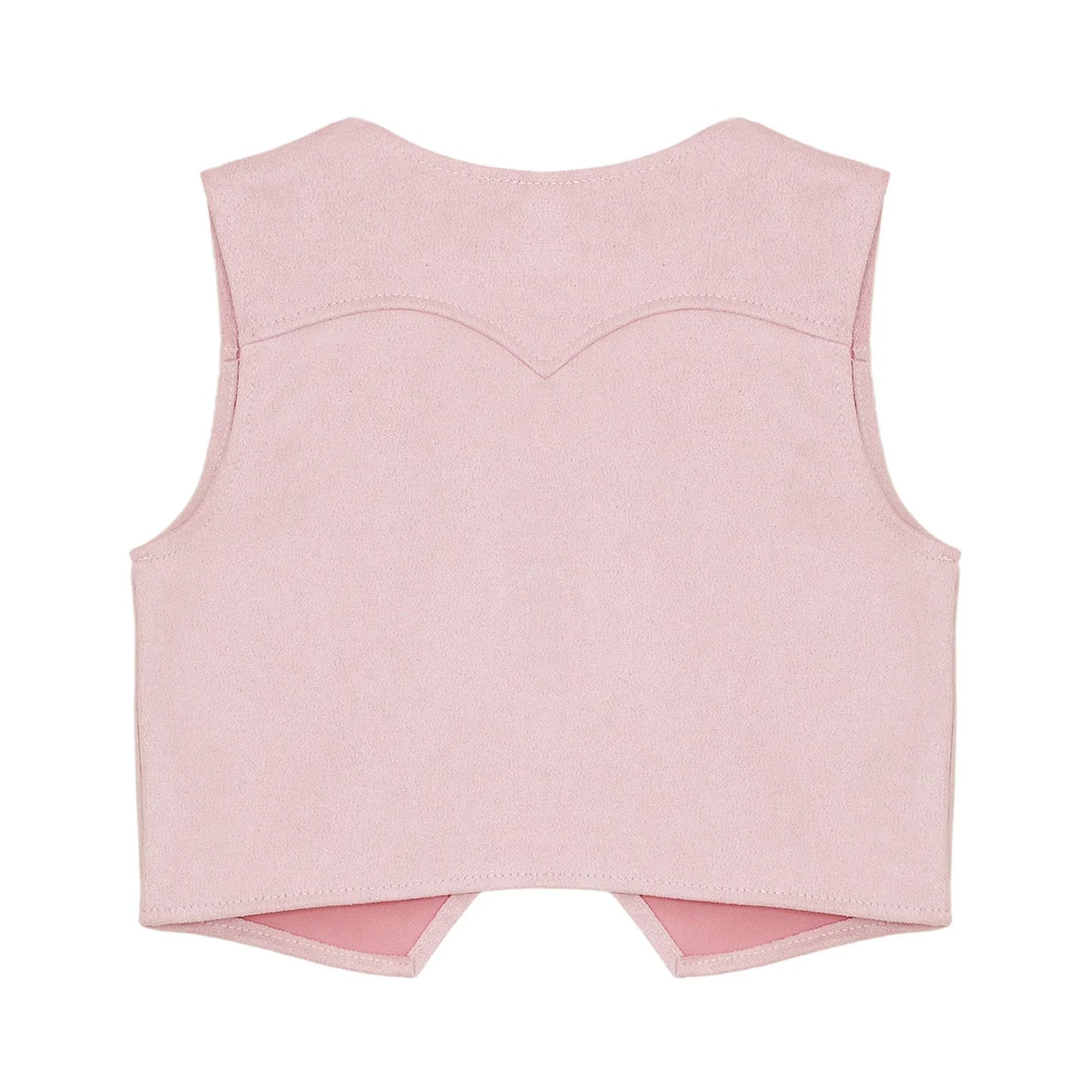 Gilet en Daim avec Franges de Cowboy et Cowgirl pour Garçons Filles avec Bandana Chapeau Costumes de Cosplay pour Halloween Carnaval Fête