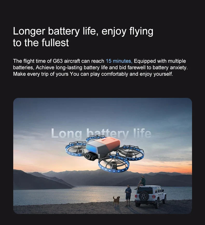 Drones 4k professionnel 10km flux optique sans brosse pliant double miroir photographie aérienne professionnelle avec drone à cardan servo