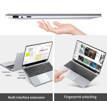 Xiaman 15.6 inch Laptop Computer Intel Celeron N5095 Notebook PC Gamer 16GB DDR4 1TB SSD Office Study Windows 11 1080P Laptops