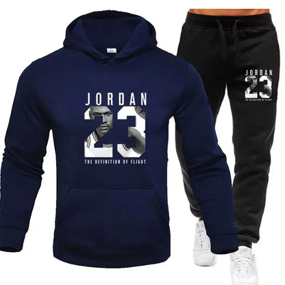 Le sweat-shirt à capuche est un ensemble pour hommes pour le printemps 2025 et un ensemble pour femmes pour les vêtements de sport pour femmes avec un sweat à capuche et un pantalon de survêtement