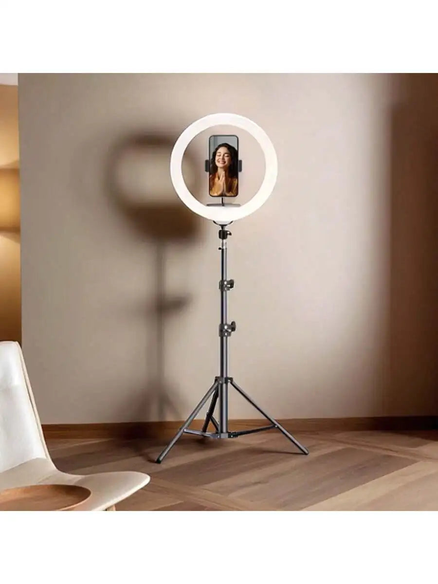 Trépied annulaire de 12 pouces, anneau lumineux USB à distance pour Selfie avec trépied, illumine votre brillance