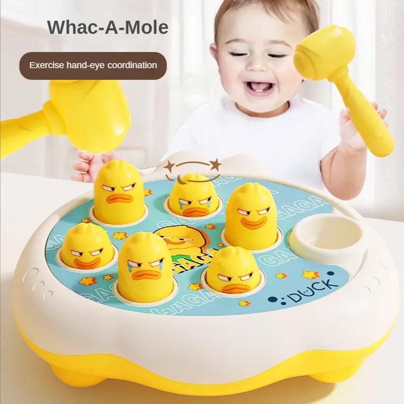 Dessin animé whac-a-taupe Montessori bébé jouet enfant en bas âge cadeau d'anniversaire éducatif thème Animal jeu de frappe Parent enfant jeu de société garçon