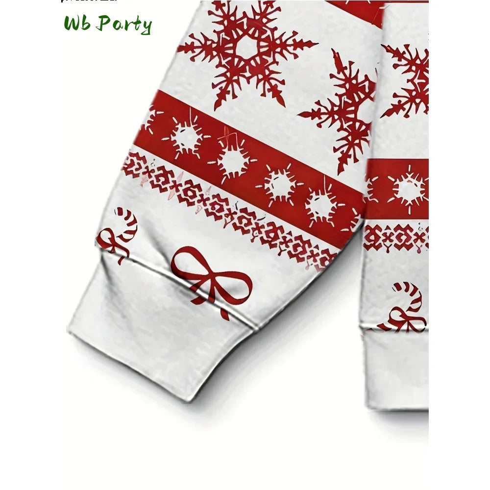 Pull à capuche de Noël 2025 pour homme, mode, imprimé 3D, sweat-shirt drôle Père Noël, graphique Harajuku, chemisier, vêtements pour homme