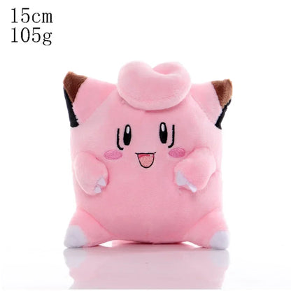 *10PCS Pokemon Plush Charmander Squirtle Pikachu Moon Eevee Plush Bulbasaur Stuffed Animal Toy Gengar Doll Gift for Kid 18-25cm