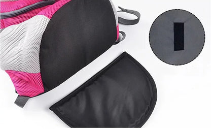 Sac à dos Portable pour animaux de compagnie, Double sac à bandoulière pour chien, sac de transport pour chat de voyage en plein air, sac avant pour chien, sac à dos en maille