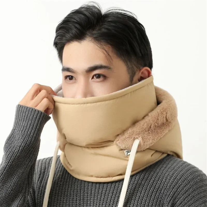 Chapeau chaud d'hiver pour hommes et femmes, Protection des oreilles de cyclisme d'automne et d'hiver avec velours épais pour la Protection contre le froid