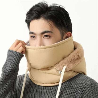 Chapeau chaud d'hiver pour hommes et femmes, Protection des oreilles de cyclisme d'automne et d'hiver avec velours épais pour la Protection contre le froid