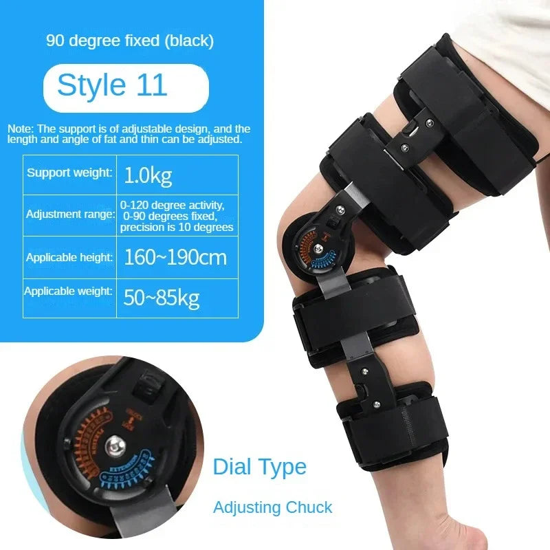 Orthèse de pied réglable pour le rinçage du genou, orthèse des membres inférieurs, protecteur de fracture, soutien des articulations des jambes, soins génitaux ligamentaires