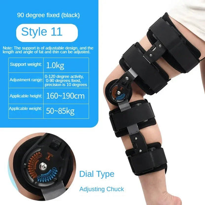 Orthèse de pied réglable pour le rinçage du genou, orthèse des membres inférieurs, protecteur de fracture, soutien des articulations des jambes, soins génitaux ligamentaires