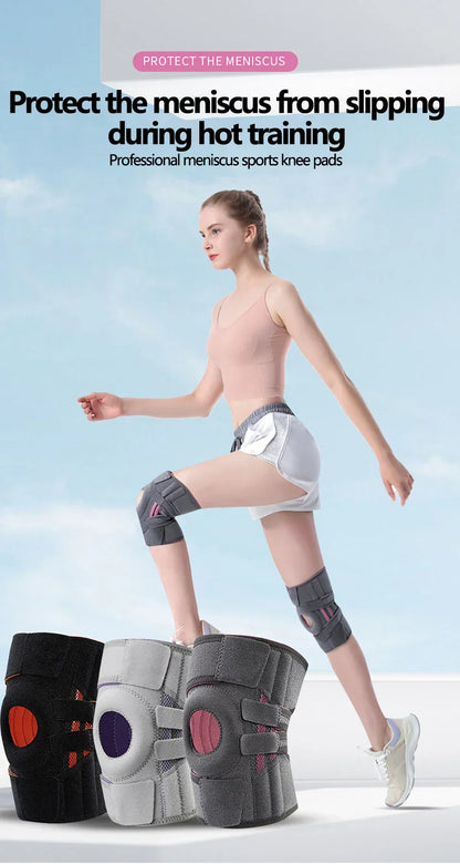1PC genouillère orthopédique genouillère soutien douleur articulaire Relif rotule protecteur réglable Sport genouillère garde ménisque Ligament
