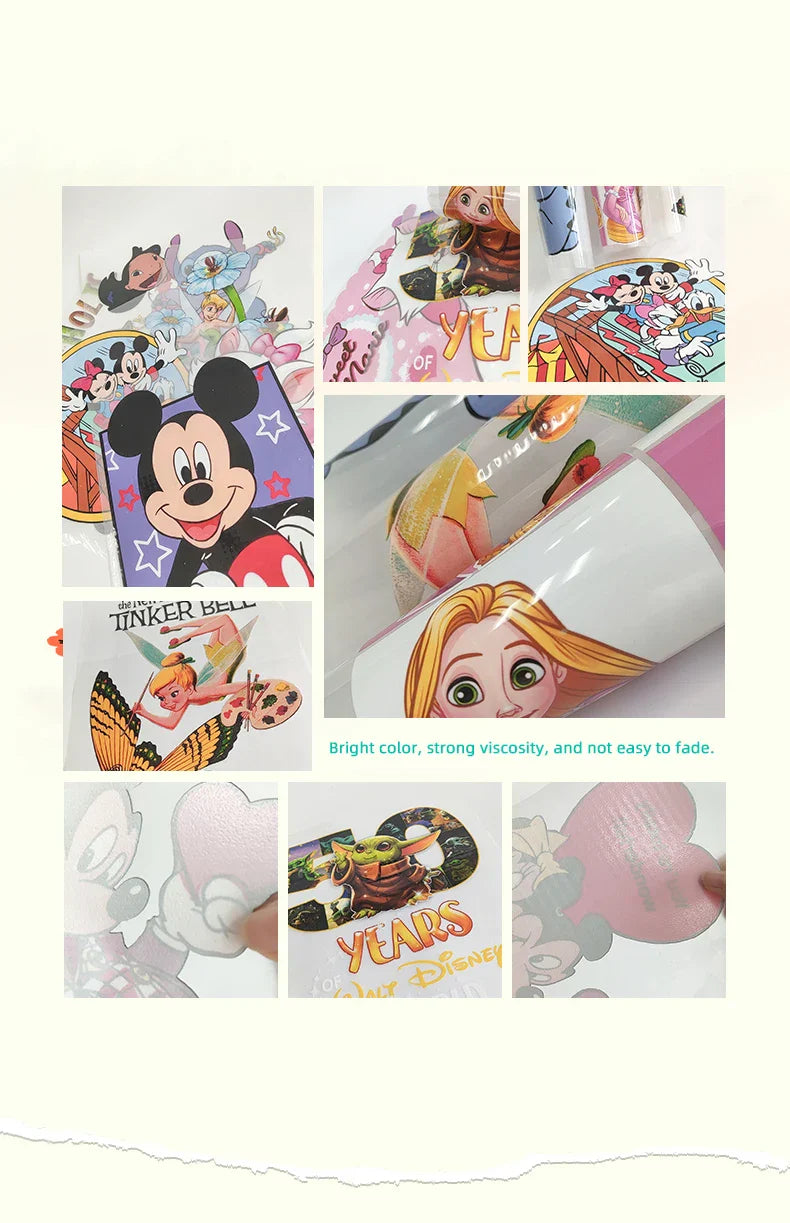Stitch Love Cartoon Stickers  Iron-on Transfers for Clothing Firm and Fadeless  Stickers Easy to Use DIY Decoration