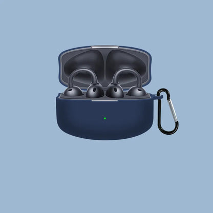 For OPPO Enco Clip Earphone Silicone Case Earbuds Waterproof Shockproof Soft Protective Headphone Cover Headset Skin with Hook